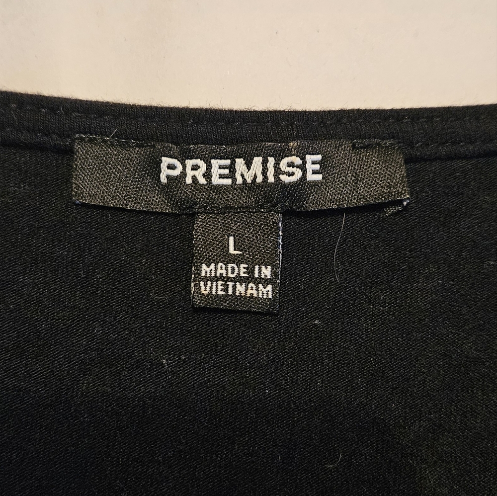 Premise Women's Large Black Top - Picture 3 of 5